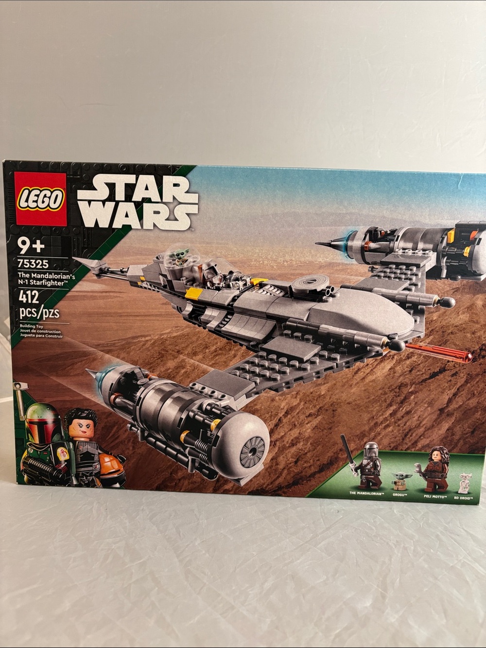 LEGO Star Wars 75325 The Mandalorian’s N-1 Starfighter 412 Pieces New Sealed
